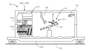 Amazon patent graphic for railroad sourcing